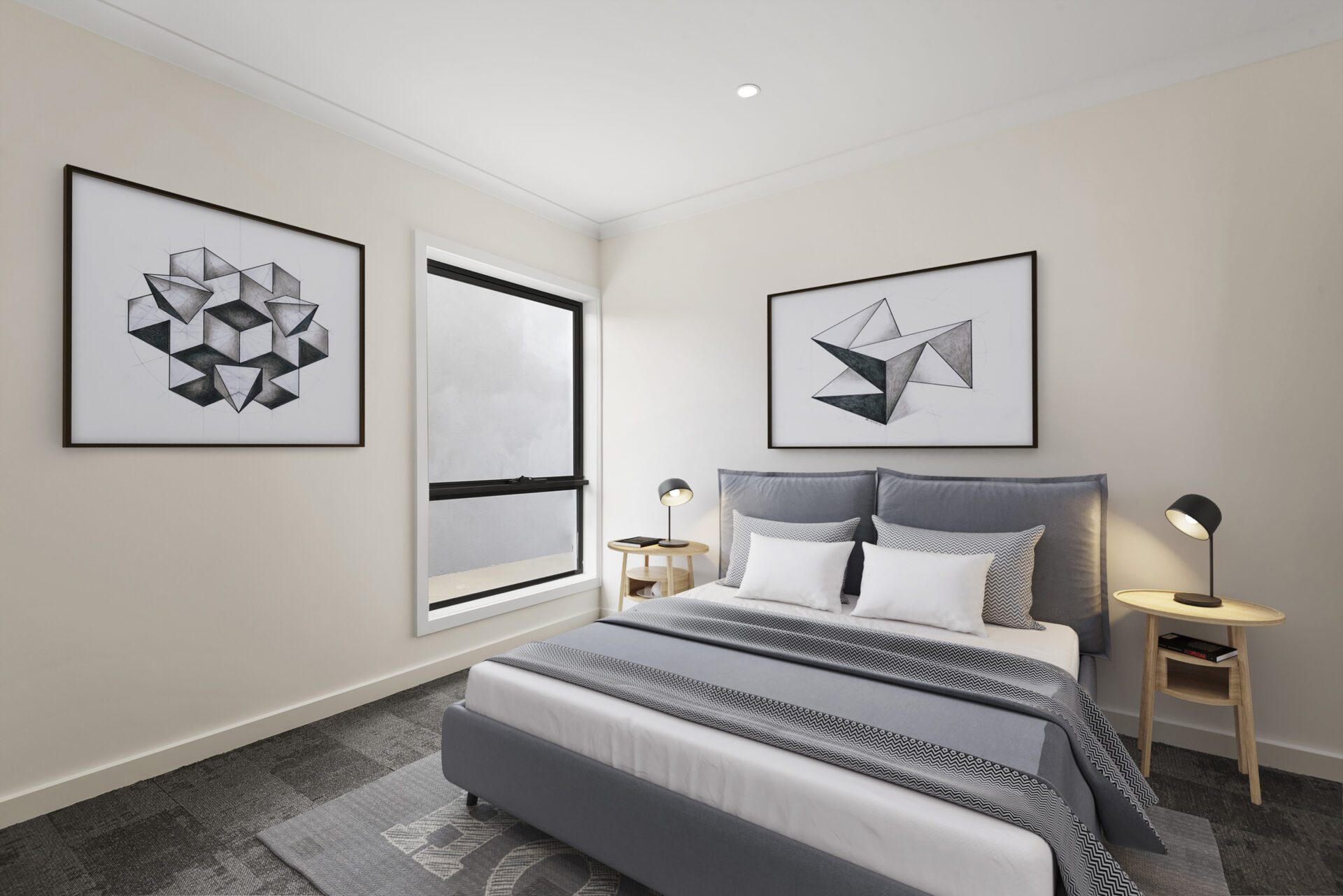Bedroom at silver wattle road accommodation