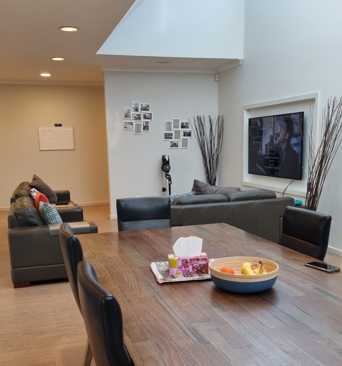 Living area at Candlebark, Frankston SDA residential vacancy.