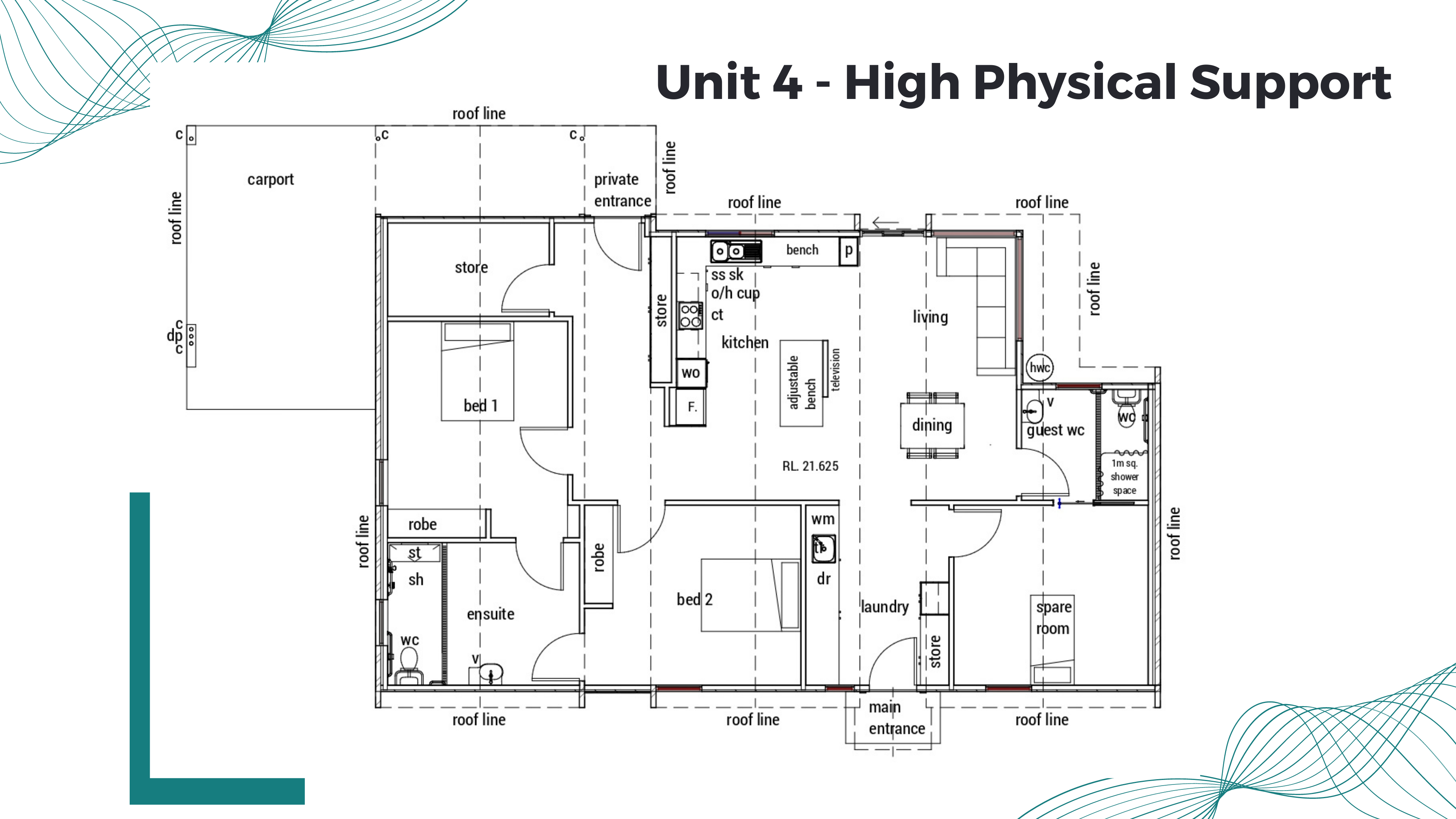 Floor plan for Unit 4 Newnham Lanes